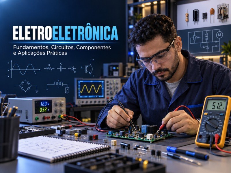 Eletroeletrônica: Fundamentos, Circuitos, Componentes e Aplicações Práticas